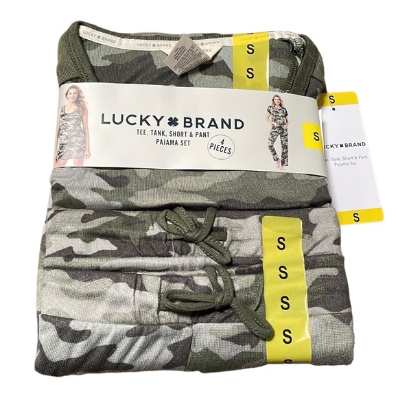 Lucky Brand - 4 PC Pyjamas Set - Picture 2 of 4